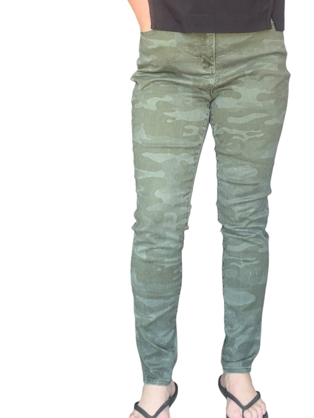 New Social Standard by Sanctuary  Camouflage High Rise Skinny Jeans